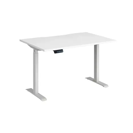 Elev8 Contract Straight Sit-Stand Desk - 1200 - White - White